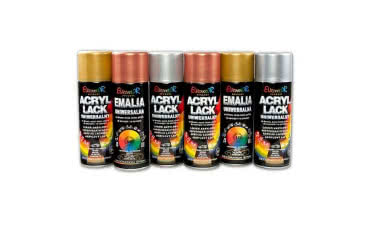 Metaliczne lakiery dekoracyjne firmy Pol-Expo Eurocolor 