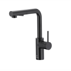 DUERO BASIC BLACK bateria kuchenna z wyciąganą wylewką